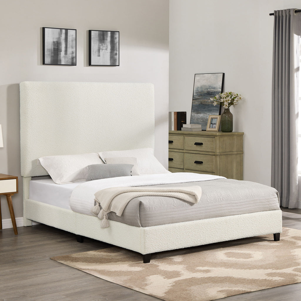 Upholstered Headboard Platform Bed