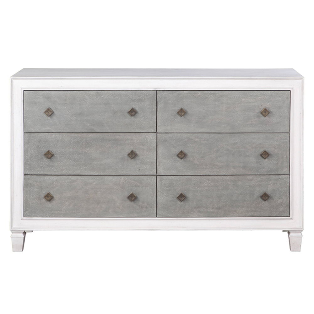 Katia - Dresser - Rustic Gray & Weathered White