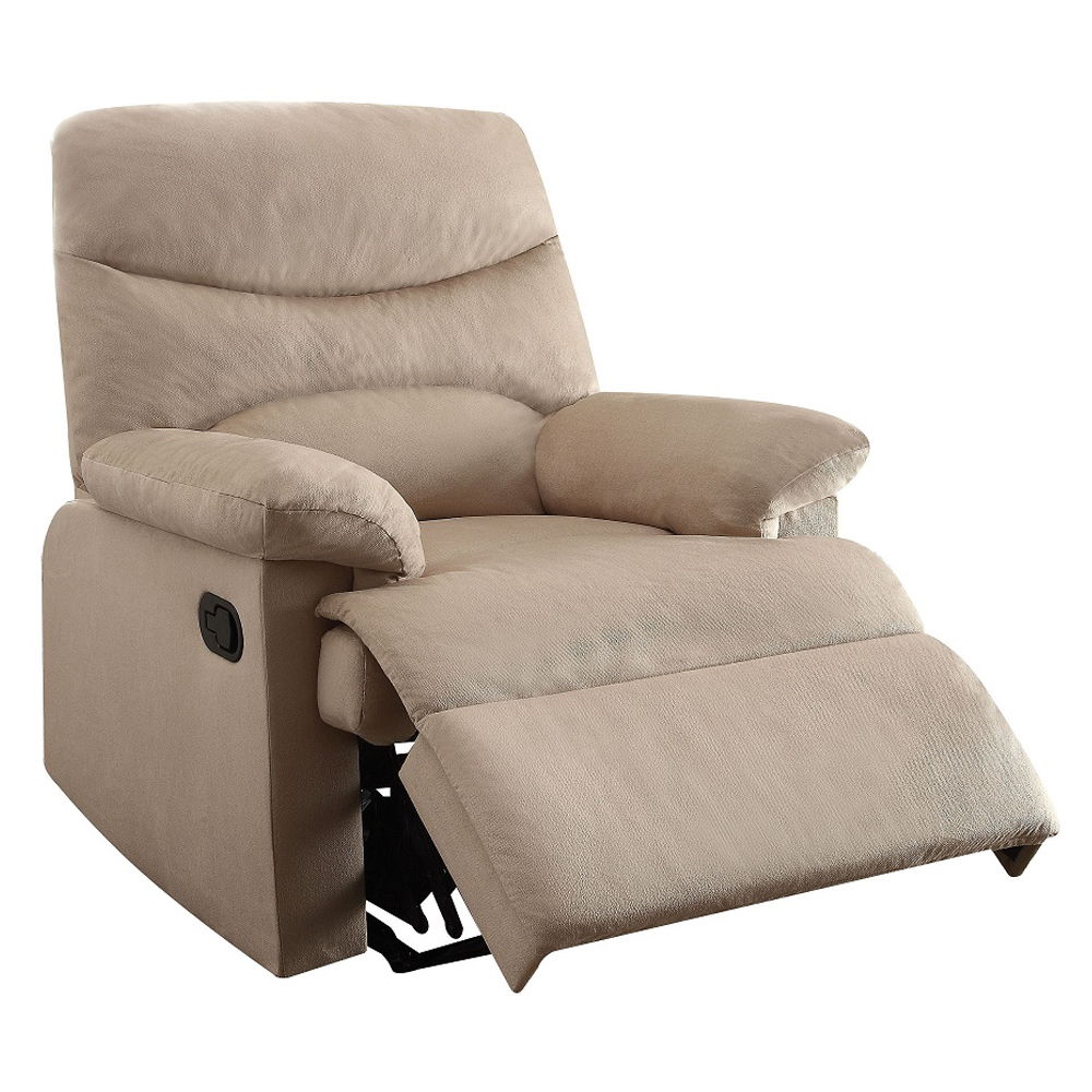 Arcadia - Motion Recliner - Beige Woven Fabric