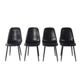 Dining Chairs (Set of 4) - Black