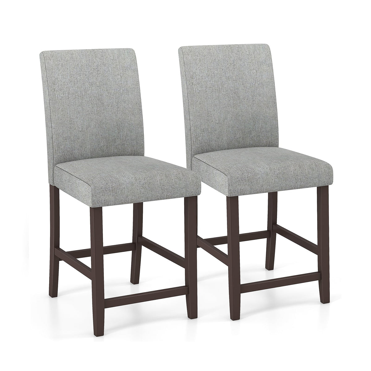 25 Inch Counter Height Set of 2 Bar Stools