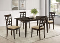 Gabriel 5-piece Rectangular 59-inch Dining Set Cappuccino