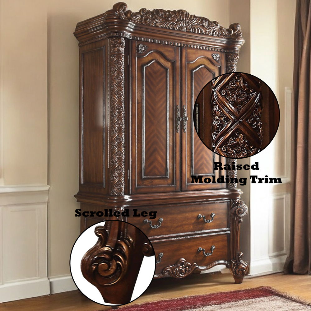 Vendome - Wardrobe/TV Armoire - Cherry