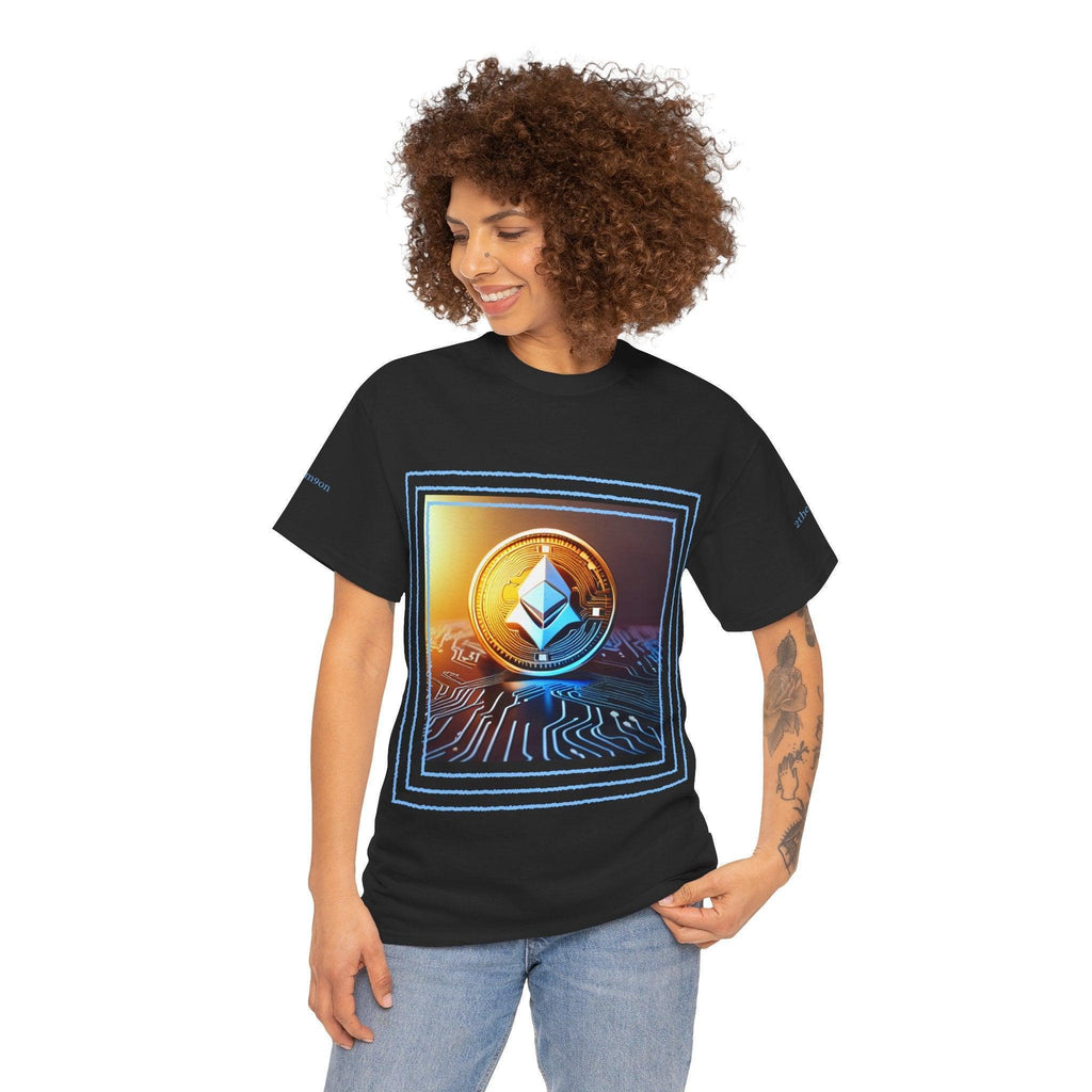 Ethereum Rocket Ship T-Shirt: Soar to New Heights in Crypto Style