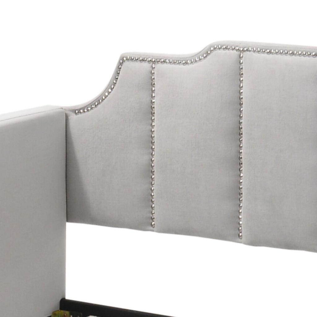 Peridot - Twin Daybed With Trundle - Gray