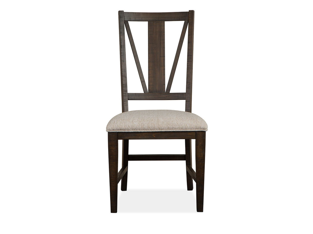 Westley Falls - Dining Side Chair With Upholstered Seat (Set of 2) - Graphite
