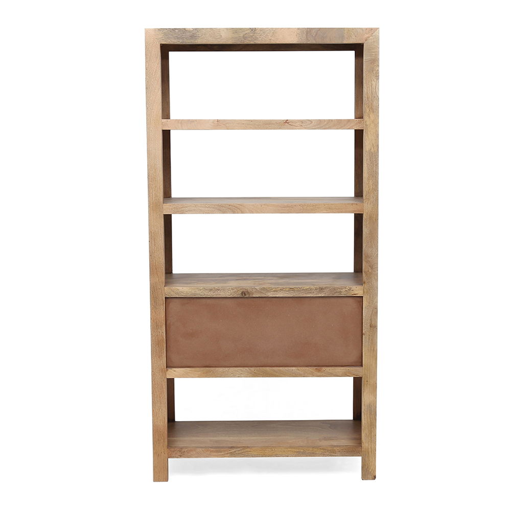 Shelf With Drawer - Beige Brown