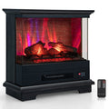27 Inch Freestanding Fireplace with Remote Control