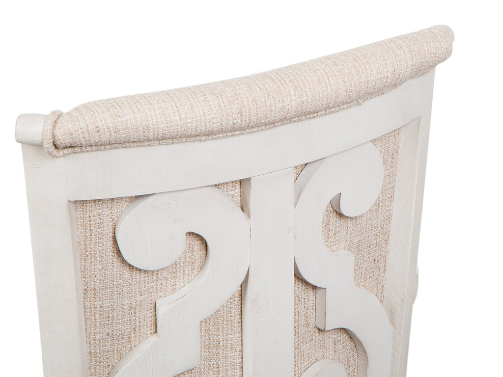 Bronwyn - Fully Upholstered Swivel Chair - Alabaster