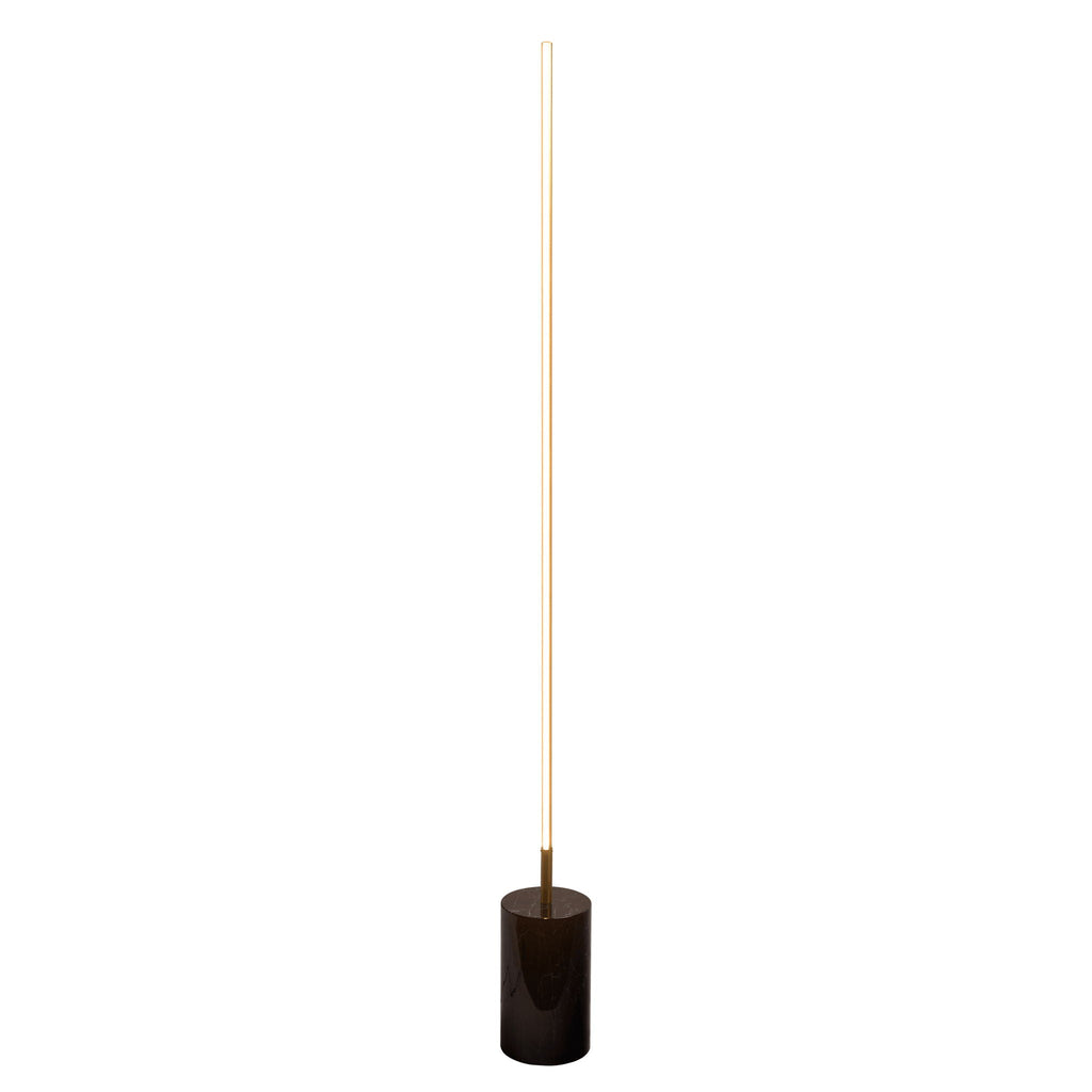 Prism - LED Floor Lamp With On / Off Switch Base - Gold / Marble