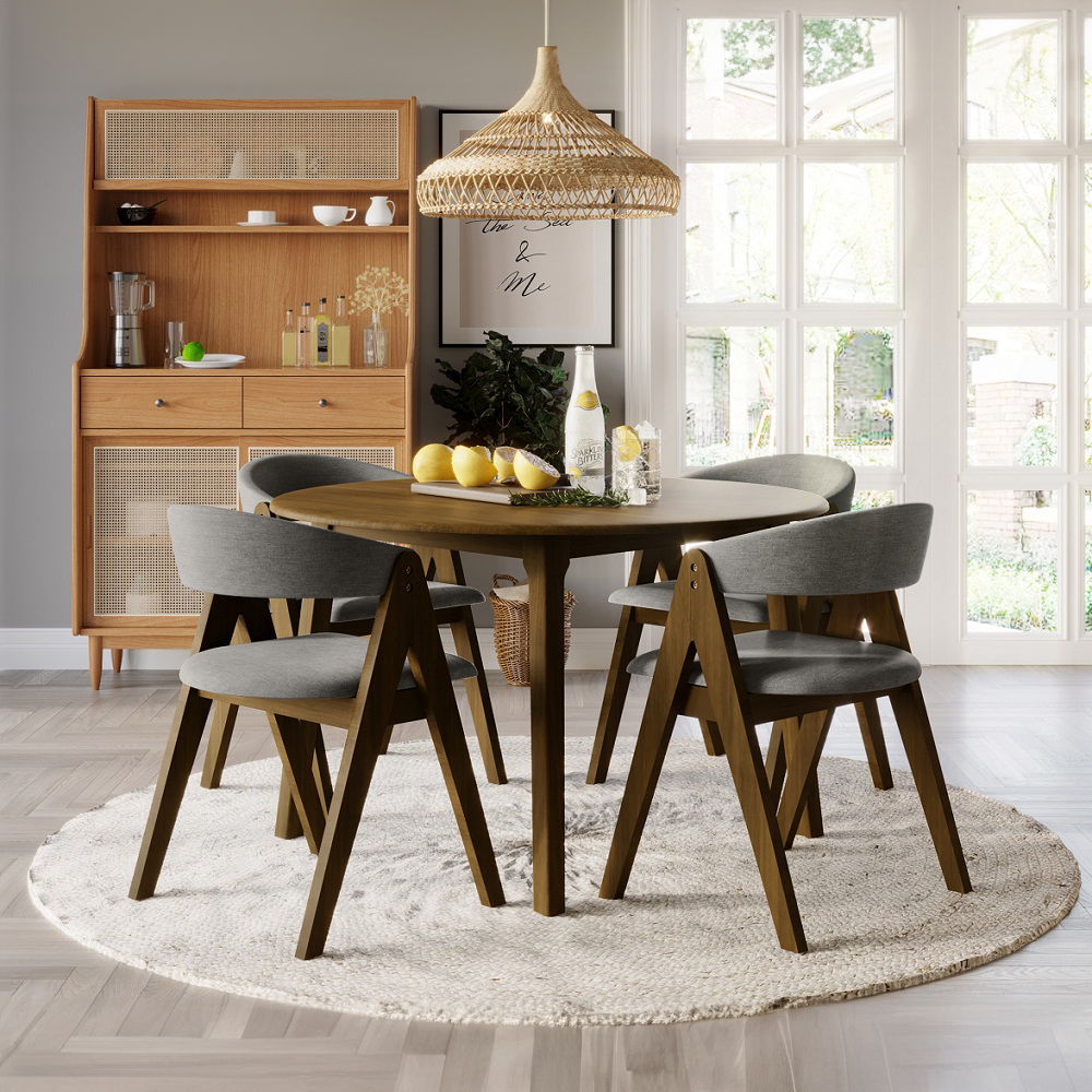 Keiki - Round Dining Table - Walnut