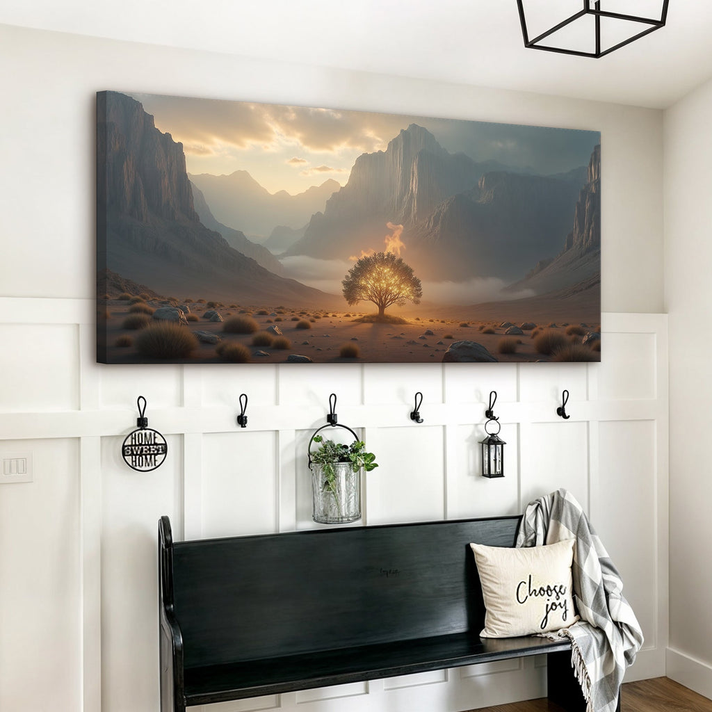 Burning Bush - Faith Wall Art XII