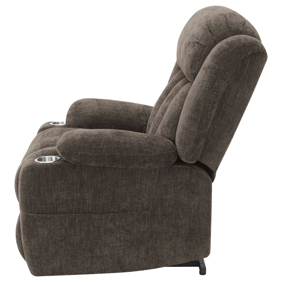Beca - Upholstered Power Lift Recliner With Cupholders And USB Charging
