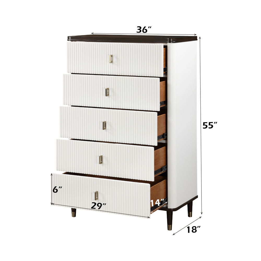 Carena - Chest - White & Brown