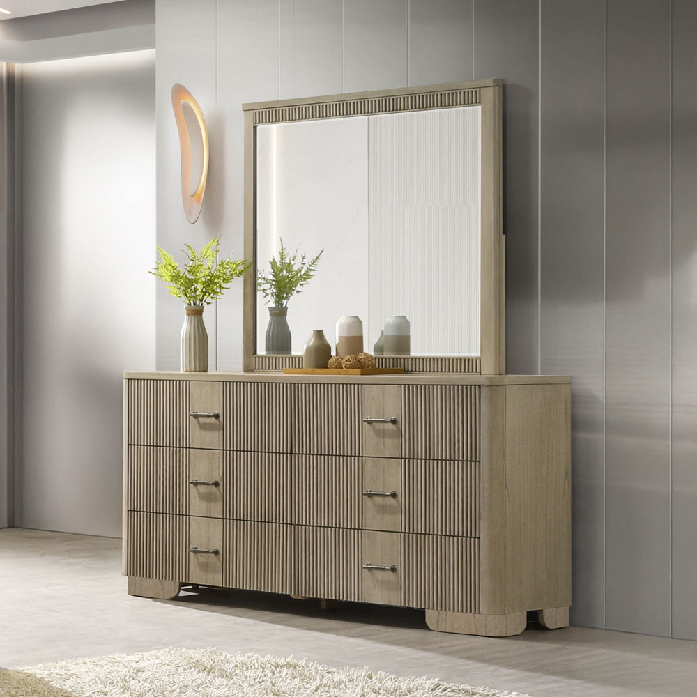 Lakkari - Mirror - Antique Oak