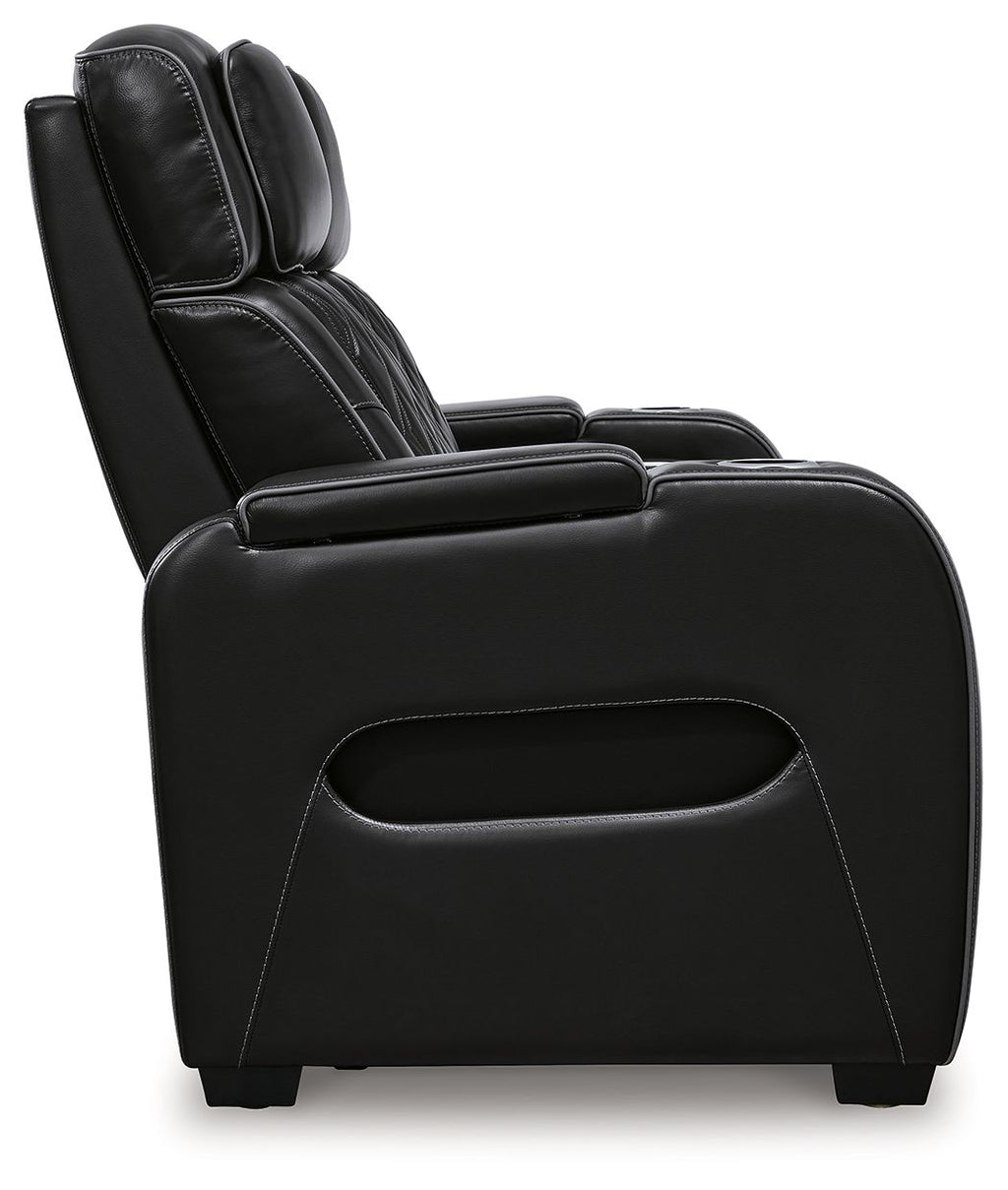 Boyington - 2 Pc. - Power Reclining Sofa And Loveseat - Black