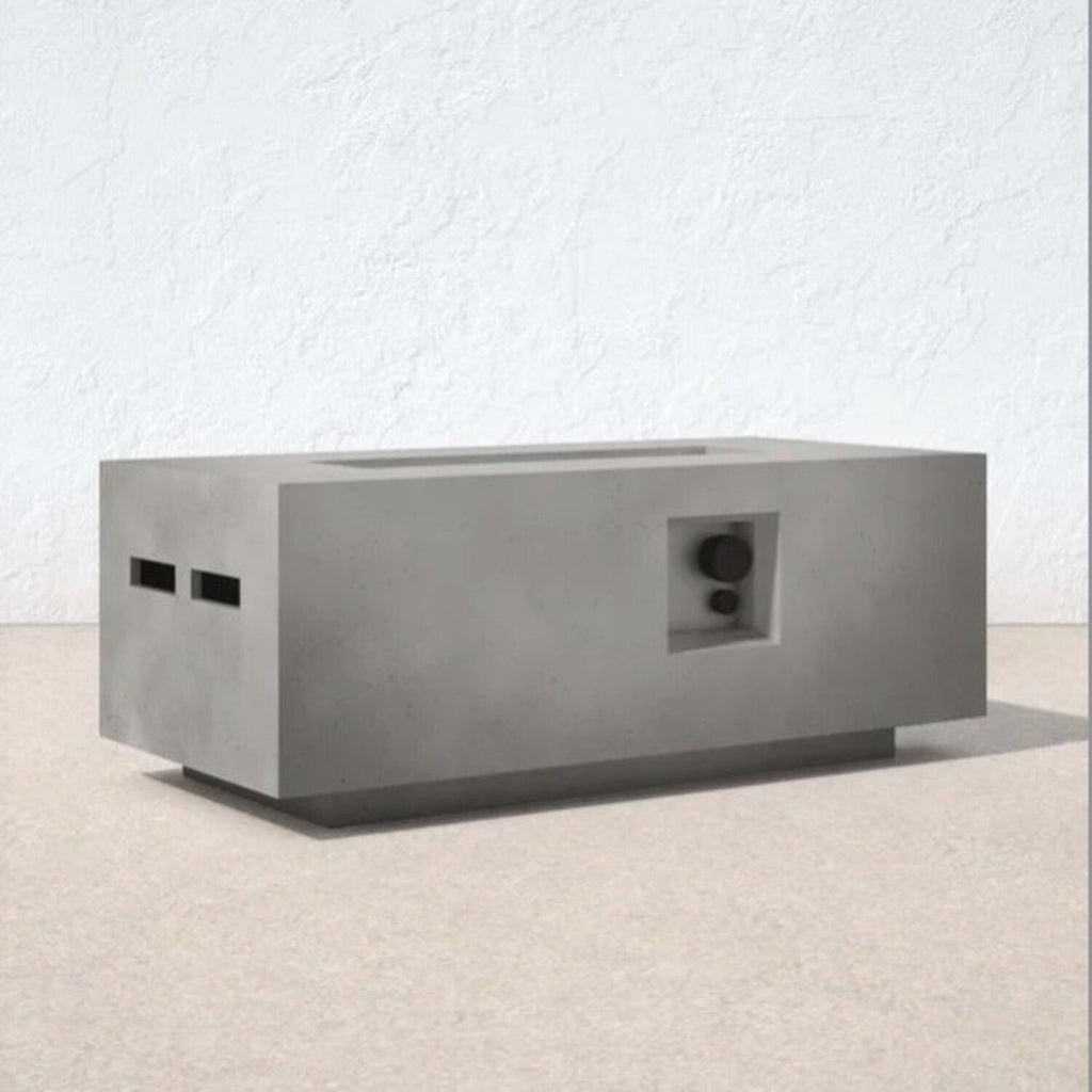 Propane Outdoor Durable Fire Pit Table - Gray