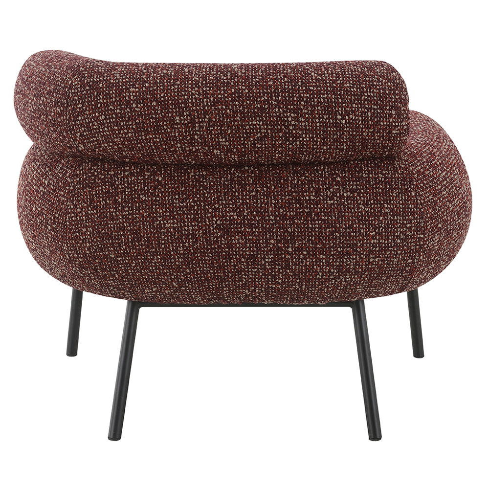 Mardi - Chair - Maroon Tweed