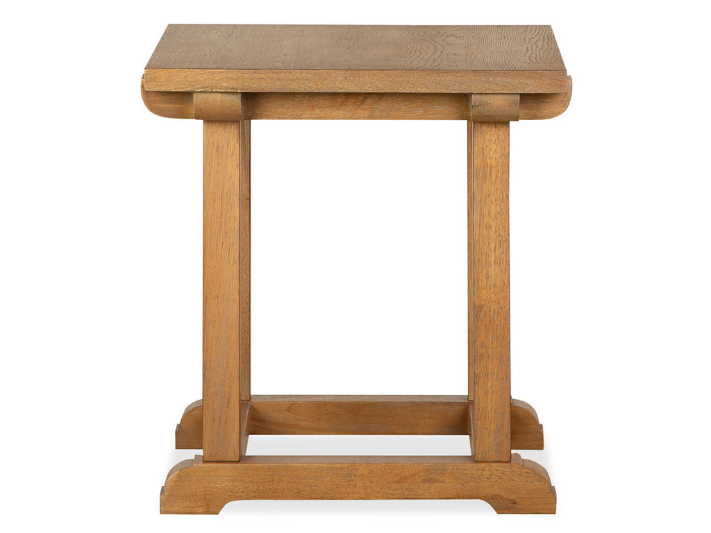 Lindon - Rectangular End Table - Belgian Wheat