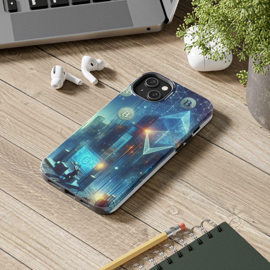 Phone Case - Cryptocurrency Enthusiasts Futuristic Design