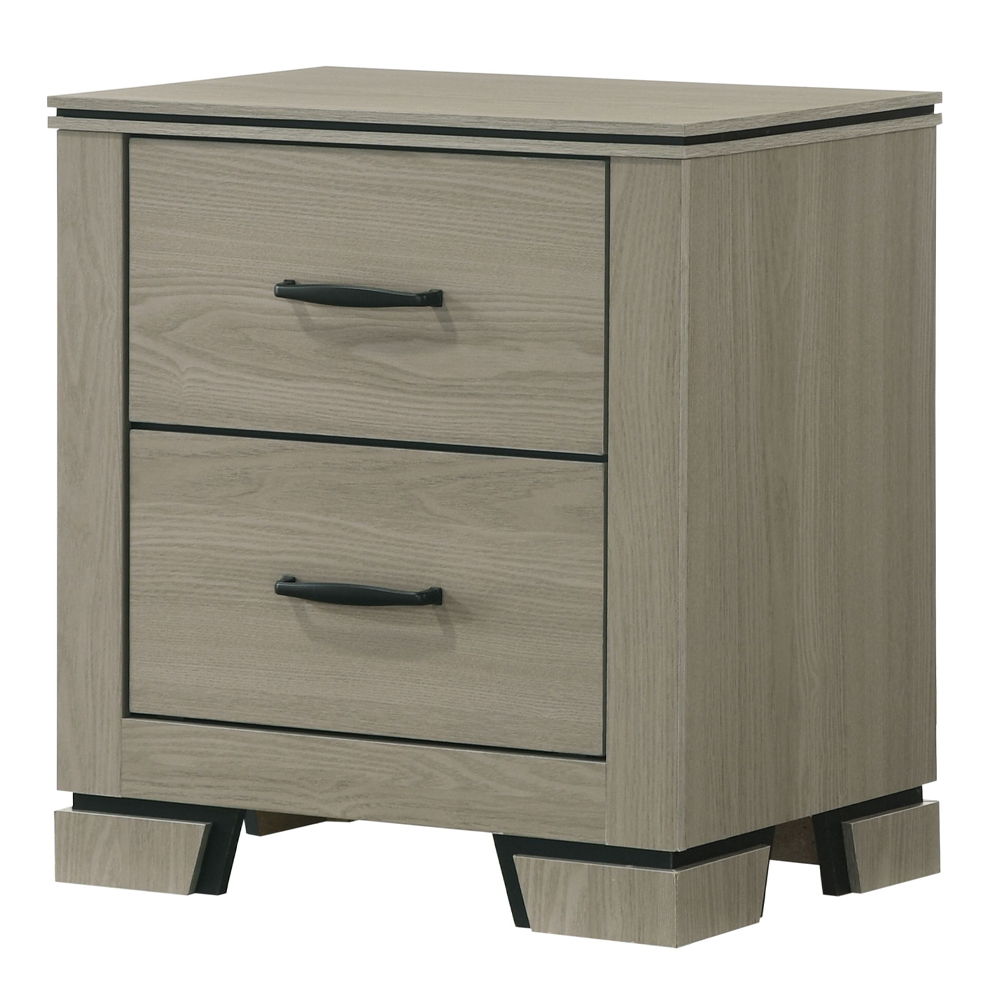 Joanna - Nightstand - Weathered Gray