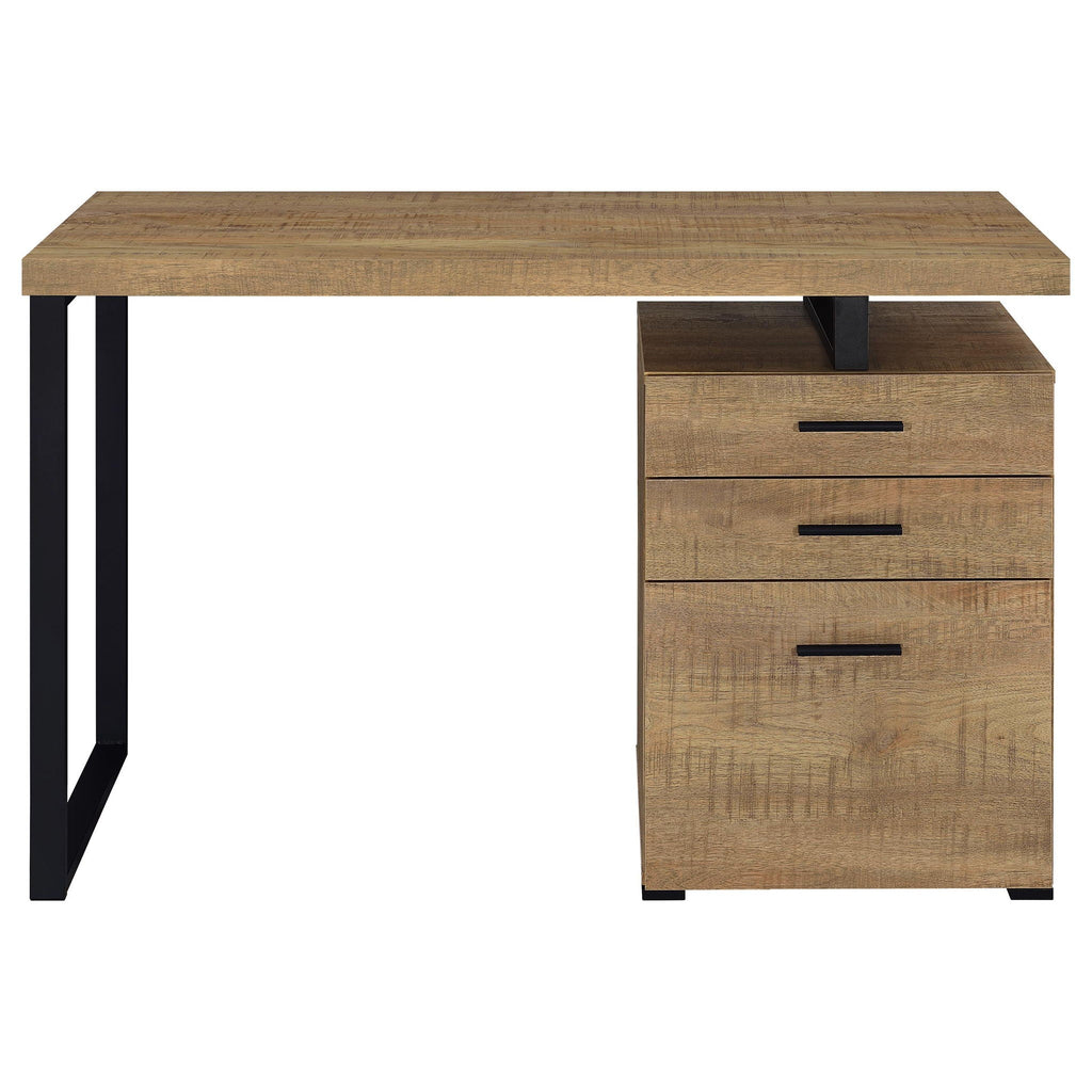 Brennan 47-inch 3-drawer Office Computer Desk Mango