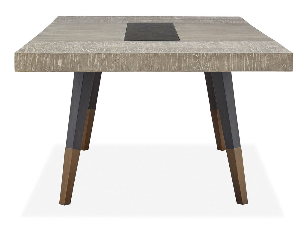 Ryker - Rectangular Dining Table - Nocturn Black And Coventry Gray
