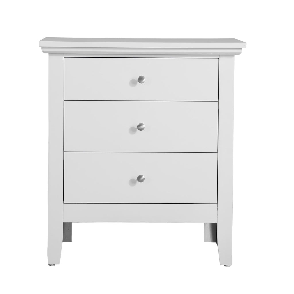3 Drawer Nightstand & Dove Tailed Drawers