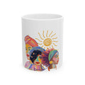 Three Queens Women's Black Graphic coffee cup