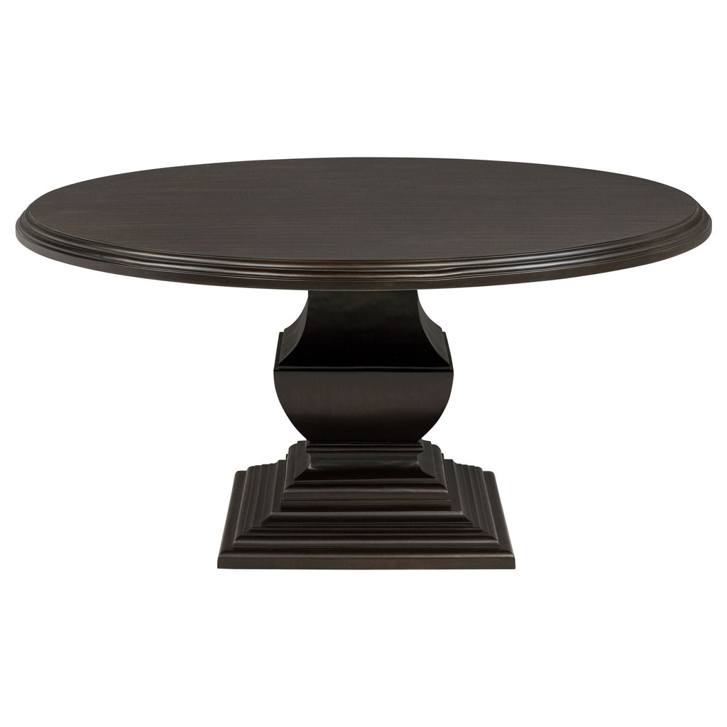 Twyla 7-piece Round Wood Dining Room Table Set Dark Cocoa