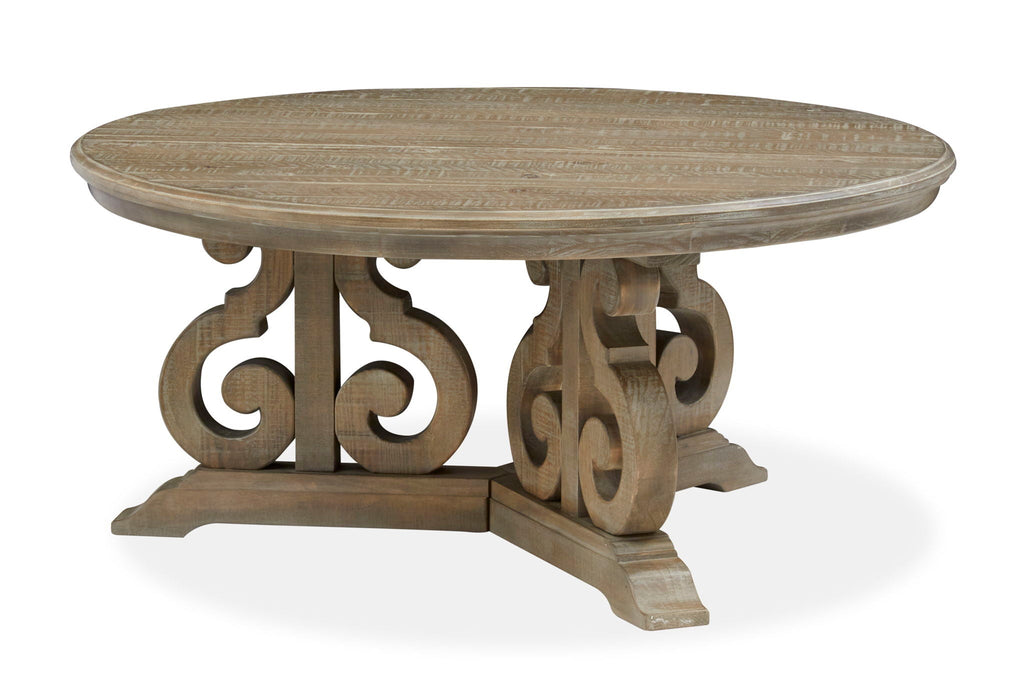 Tinley Park - Round Cocktail Table - Dove Tail Gray