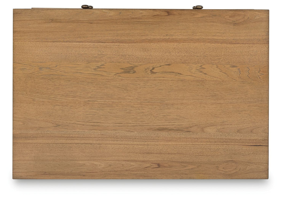 Sharlance - Lift Top Cocktail Table - Light Brown