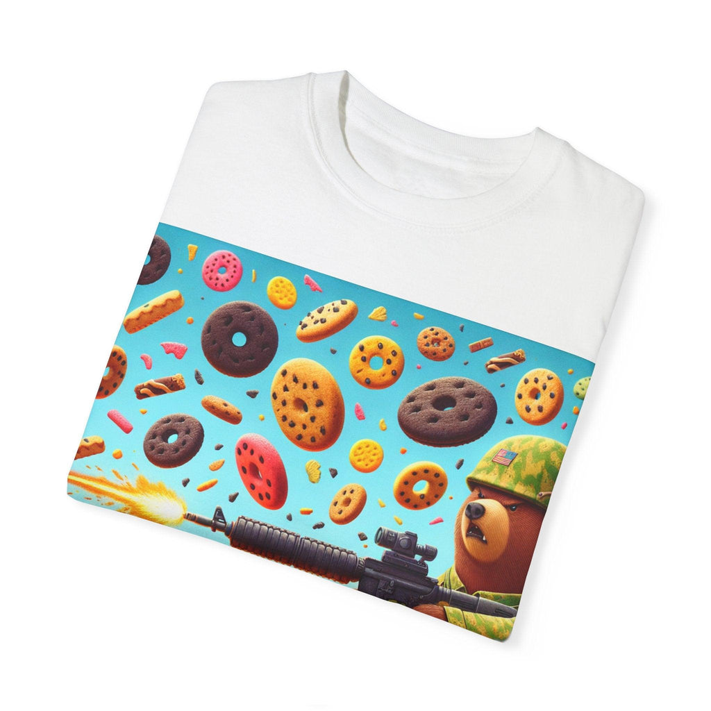 T-Shirt Solider Bear in a Cookie War Design