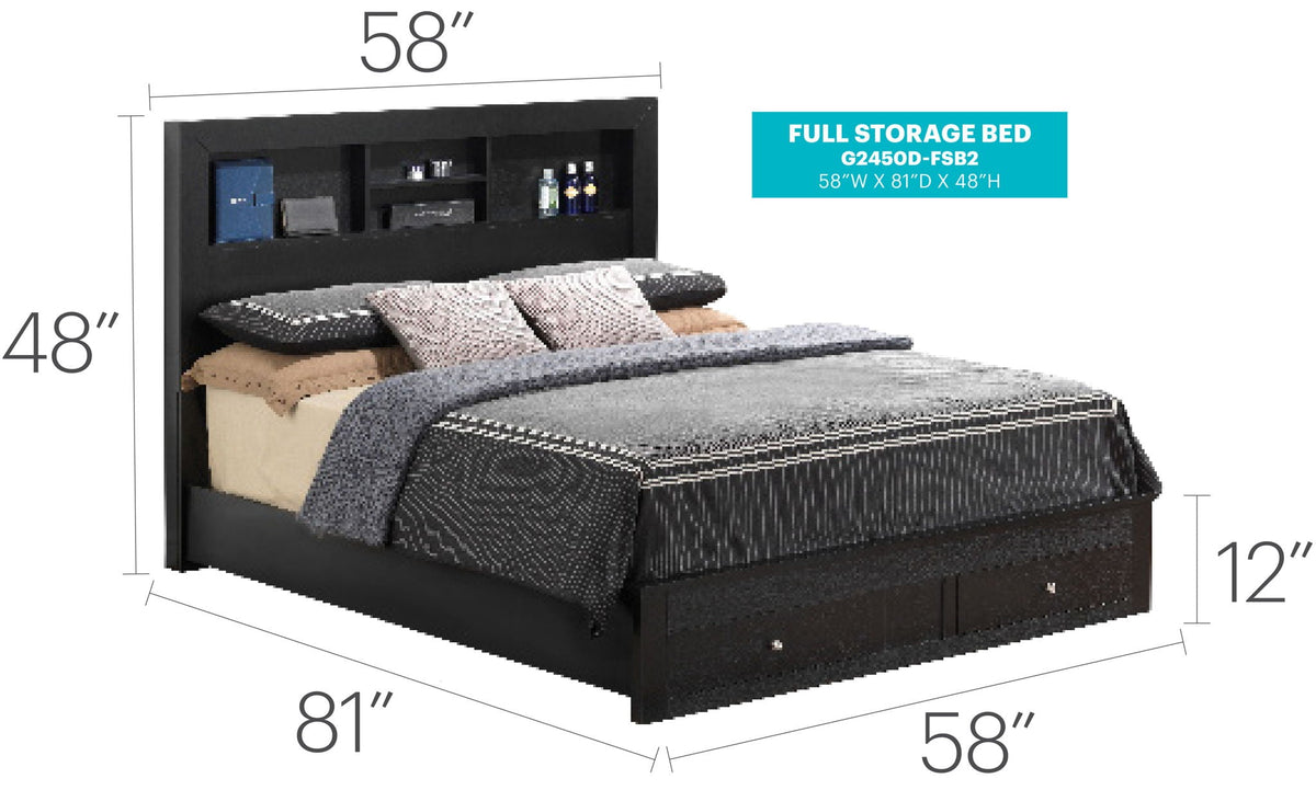 Stylish Storage Bed For Modern Spaces