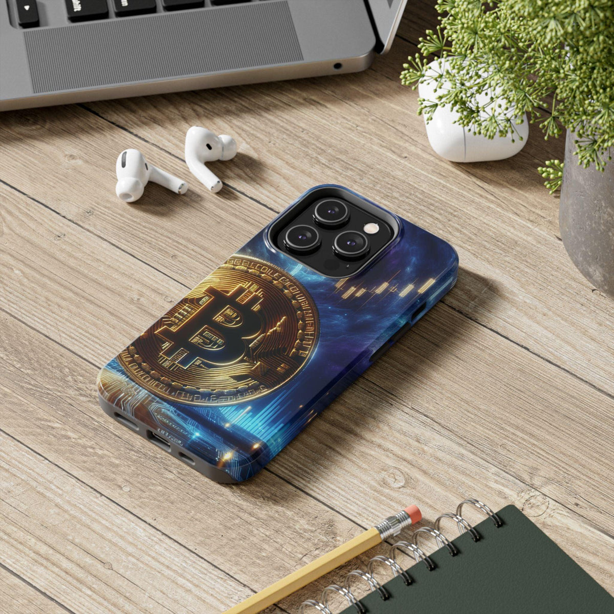 Bitcoin Chart Tough Phone Case