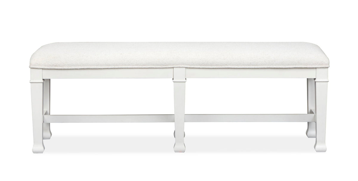 Kingston - Bench - Whisper White And Cerused Nutmeg