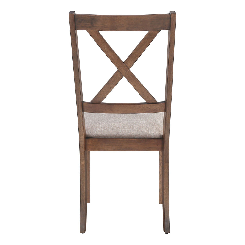 Dining Chair Side, Upholstered For Dining Room, Transitional (Set of 2)