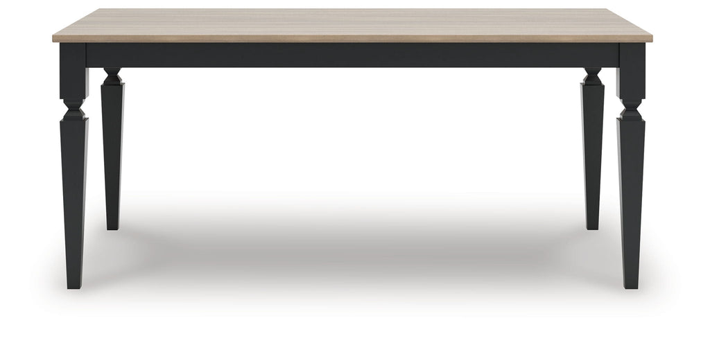 Brenkerton - Rectangular Dining Room Table - Grayish Brown / Black