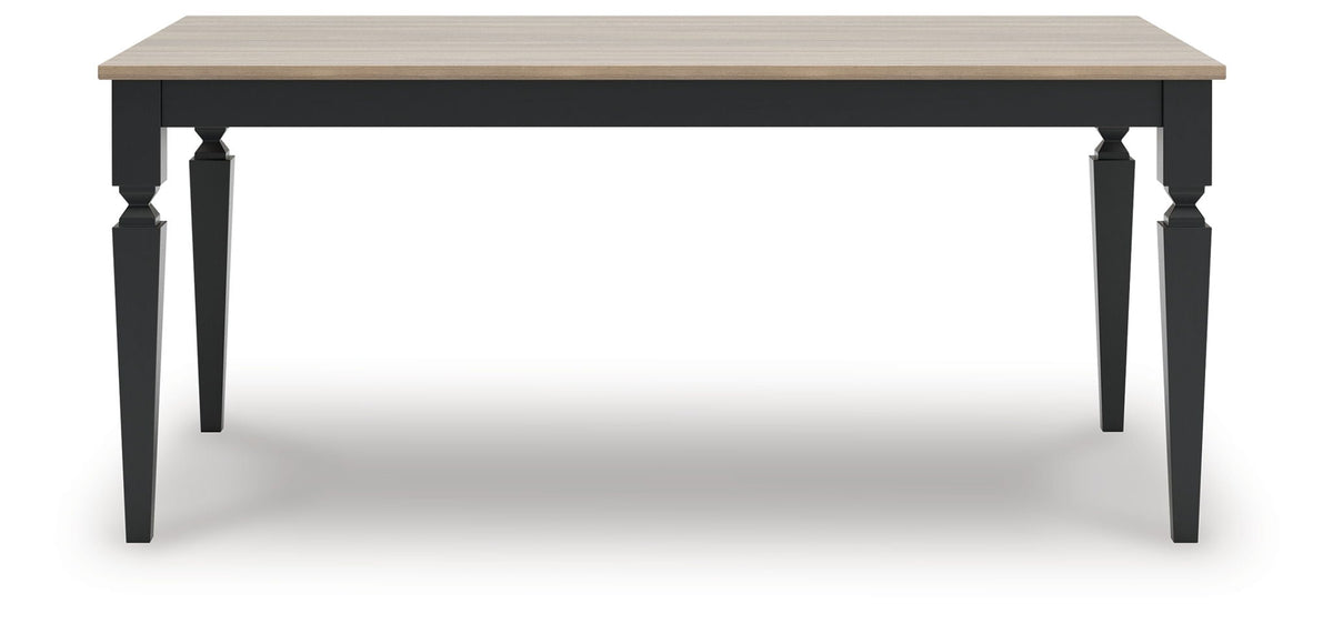 Brenkerton - Rectangular Dining Room Table - Grayish Brown / Black