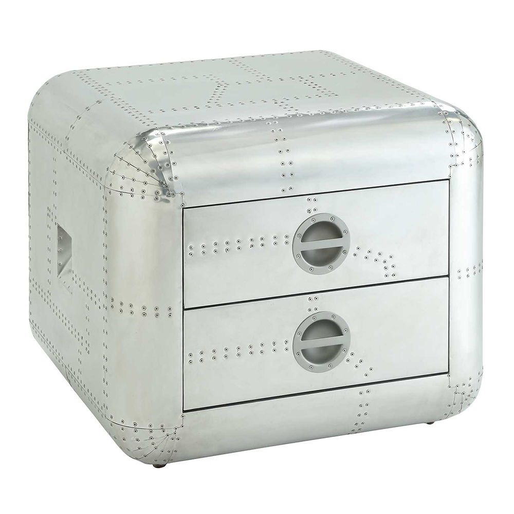 Brancaster - 22" End Table - Aluminum
