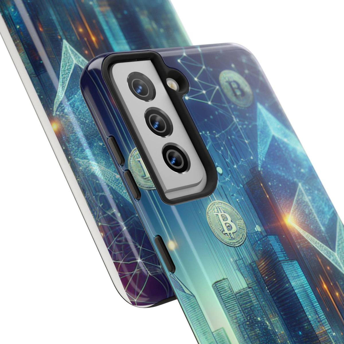 Phone Case - Cryptocurrency Enthusiasts Futuristic Design