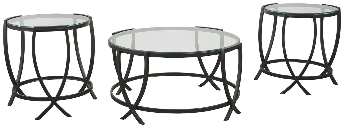 Tarrin - Occasional Table Set (Set of 3) - Black