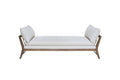 Daybed With Strap Detail - White