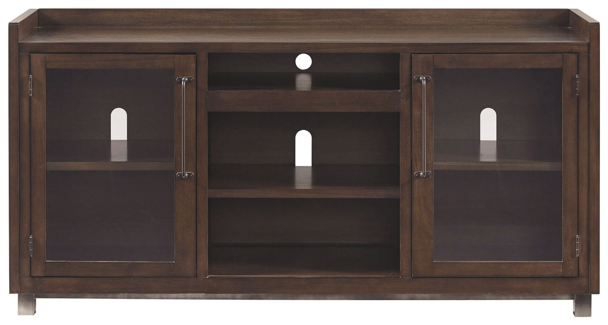 Starmore - XL TV Stand w/Fireplace Option - Brown