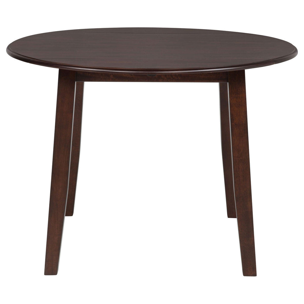 Barton 5-piece Round Wood Dining Table Set Dark Brown