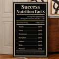 Ingredients For Success Motivational Wall Sign