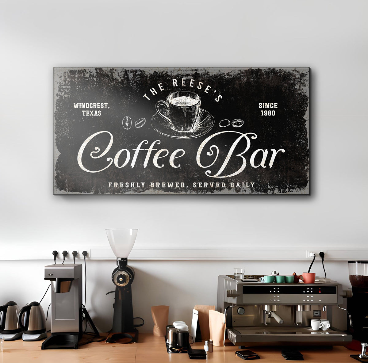 Coffee Bar Sign V
