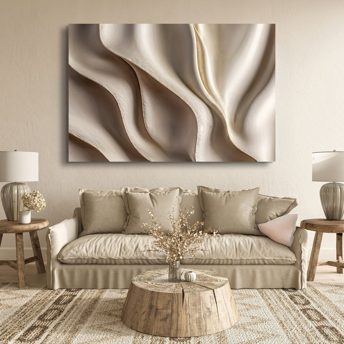 Beyond the Surface – Abstract Waves Wall Art
