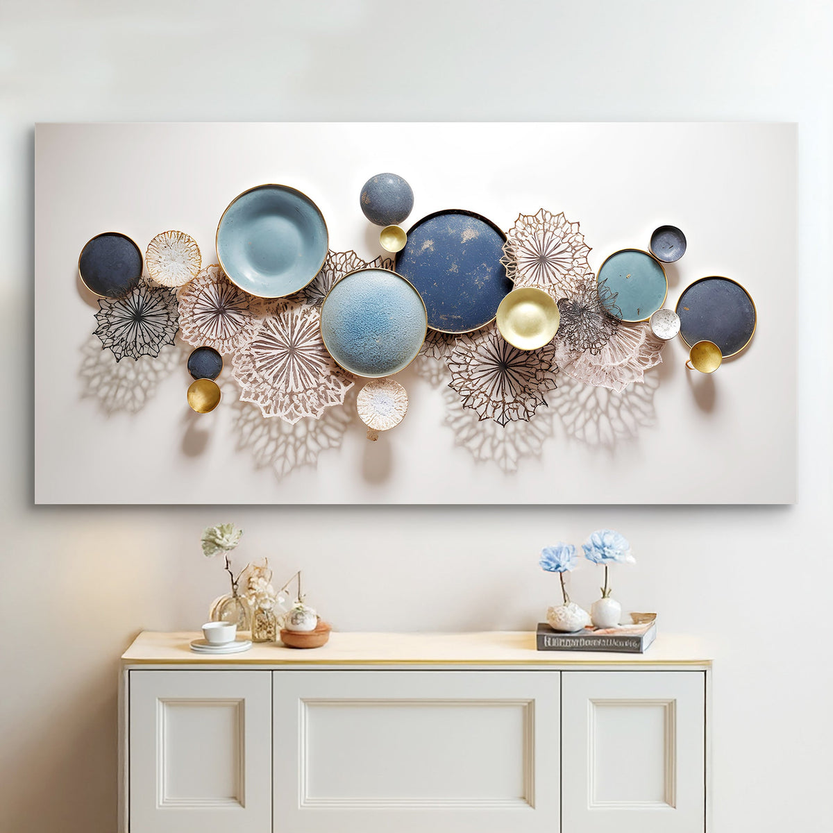 Lotus Leaf Abstract Wall Art III