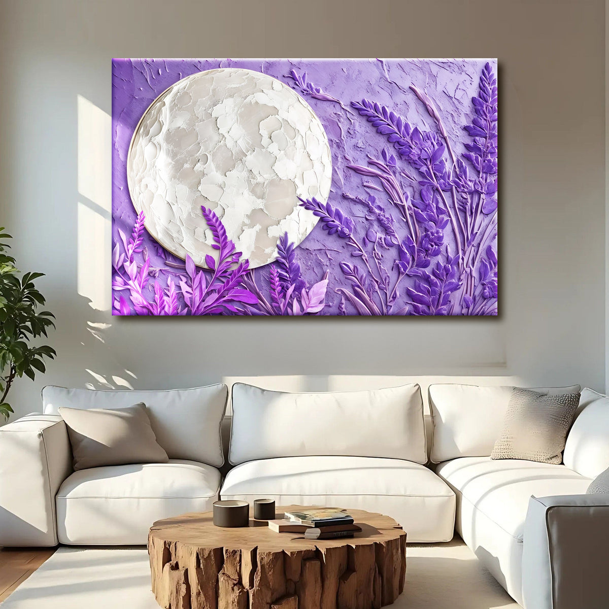 Lavander Moon Wall Art